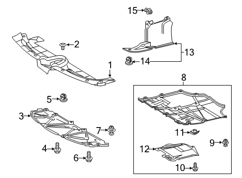 2022 Toyota Corolla Splash Shields Diagram 2 - Thumbnail