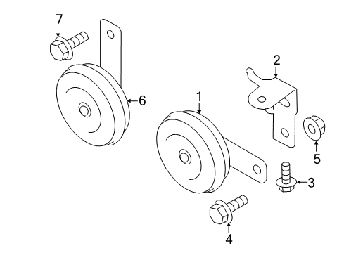 2018 Toyota 86 Horn Diagram