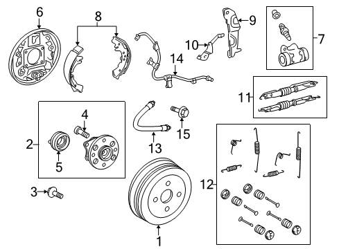 2012 Toyota Yaris Cylinder Assy, Clutch Release Diagram for 31470-52121