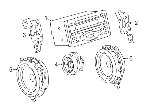 2008 Scion xD Sound System Diagram