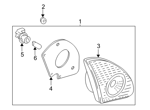 2005 Toyota Corolla Backup Lamps Diagram