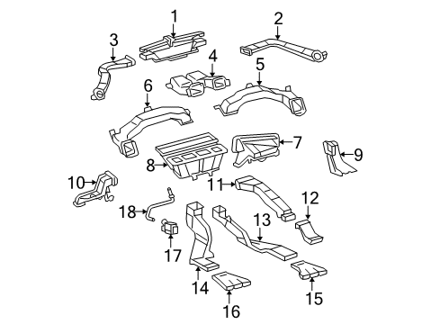 2011 Toyota Highlander Ducts Diagram 2 - Thumbnail