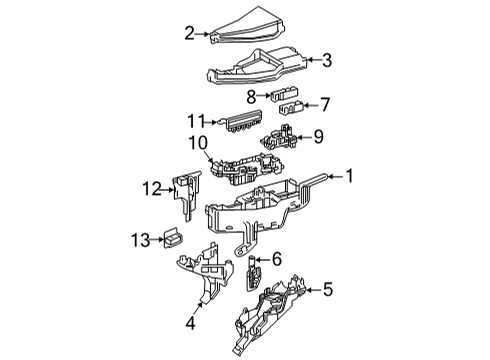 2020 Toyota Highlander Fuse & Relay Diagram 1 - Thumbnail