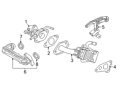 2019 Toyota Camry EGR System, Emission Diagram 1 - Thumbnail