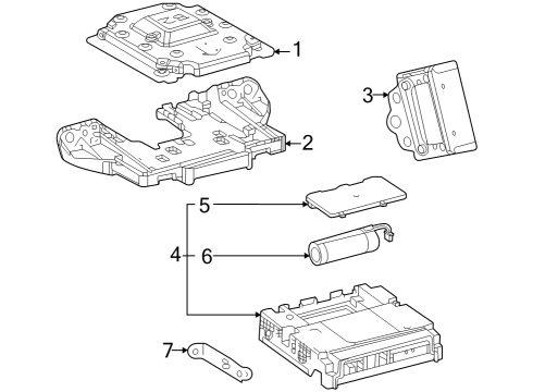 2023 Toyota Crown Communication System Components  Diagram 2 - Thumbnail