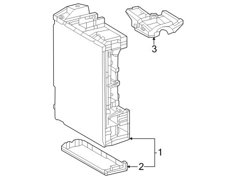 2024 Toyota Sequoia BOX ASSY, POWER DIST Diagram for 82730-0C700