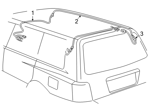 2008 Toyota Highlander Antenna & Radio Diagram 3 - Thumbnail