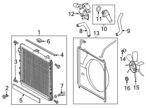 2014 Toyota Tundra Bolt, w/Washer Diagram for 90119-A0123