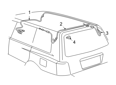 2006 Toyota Highlander Antenna & Radio Diagram