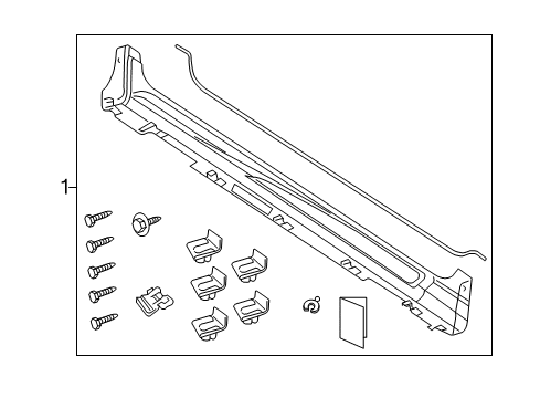 2008 Scion xB Pillars, Rocker & Floor - Spoiler Diagram