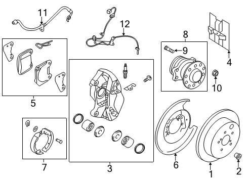 2019 Toyota 86 Brake Components, Brakes Diagram 3 - Thumbnail