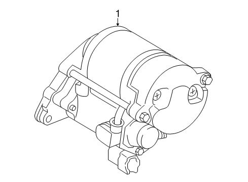 2010 Toyota Tacoma Starter, Electrical Diagram