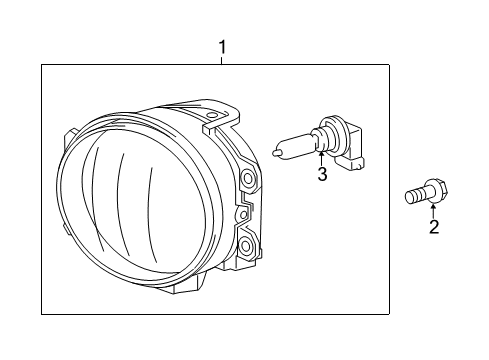 2013 Toyota Land Cruiser Bulbs Diagram 1 - Thumbnail