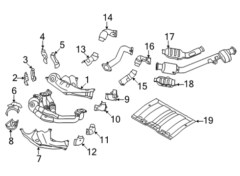 2022 Toyota GR86 Cover COMPL-Exhaust Diagram for SU003-06437