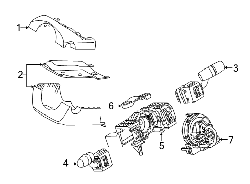 2017 Toyota Yaris iA Switches Diagram