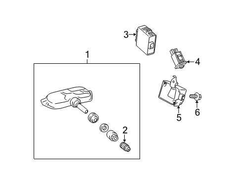 2014 Toyota Prius Tire Pressure Monitoring, Electrical Diagram