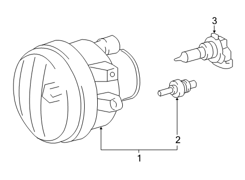 2004 Toyota Prius Bulbs Diagram 1 - Thumbnail