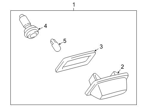 2008 Toyota Matrix License Lamps Diagram