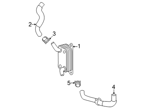 2023 Toyota Corolla Cross Trans Oil Cooler Diagram