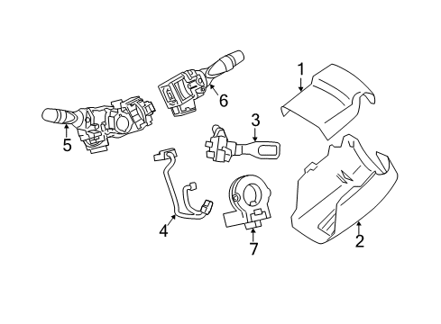 2010 Toyota Camry Switches Diagram 4 - Thumbnail