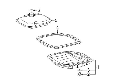 2011 Toyota Matrix Transaxle Parts Diagram 1 - Thumbnail