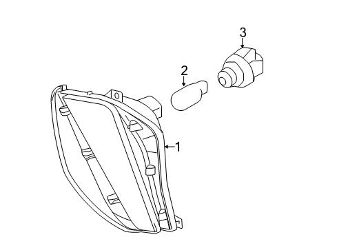 2013 Toyota Prius V Signal Lamps Diagram