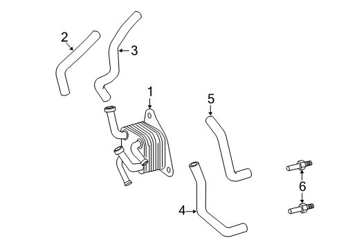 2019 Toyota Highlander Trans Oil Cooler Diagram 1 - Thumbnail