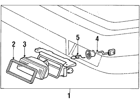 1988 Toyota Supra Bulbs Diagram