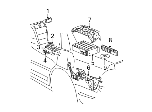 2004 Toyota Avalon Navigation System Diagram