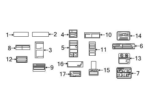 2016 Toyota Sienna Information Labels Diagram