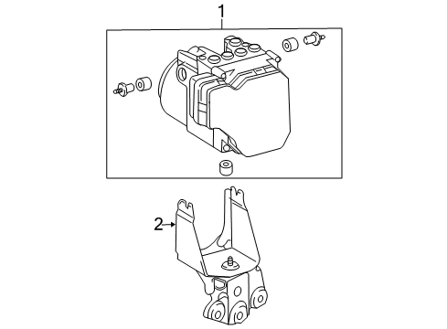 2007 Toyota RAV4 Anti-Lock Brakes Diagram 1 - Thumbnail