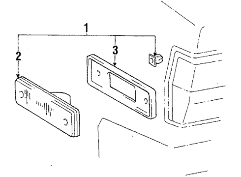 1987 Toyota Cressida Side Marker Lamps Diagram 2 - Thumbnail