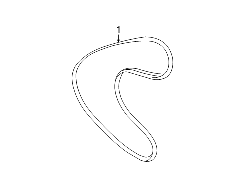 2008 Scion xD Belts & Pulleys, Cooling Diagram