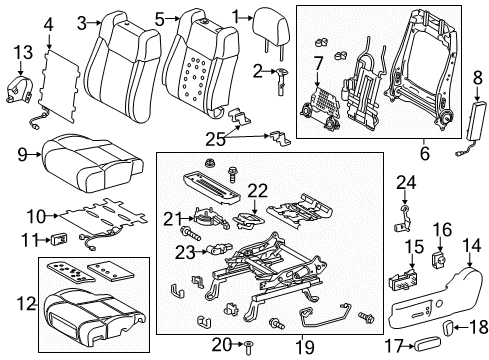 2020 Toyota Tundra Power Seats Diagram 1 - Thumbnail