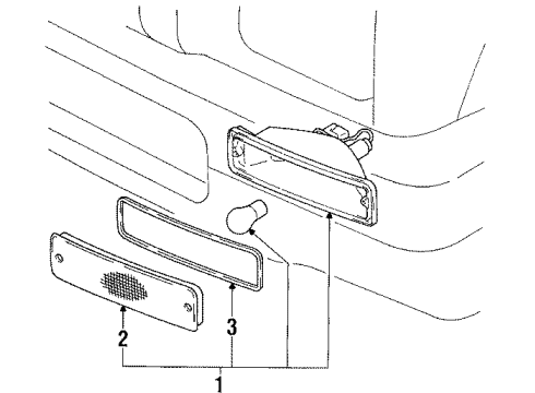 1991 Toyota 4Runner Signal Lamps Diagram