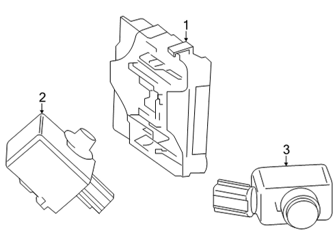 2023 Toyota Corolla Cross Electrical Components Diagram