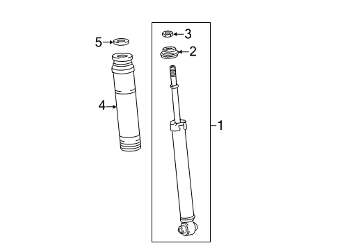 2017 Toyota Corolla iM Shocks & Components - Rear Diagram