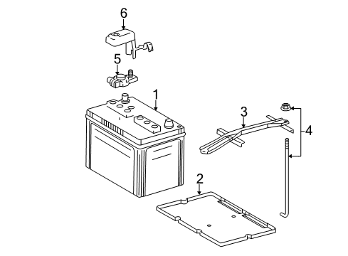 2012 Toyota Avalon Battery Diagram