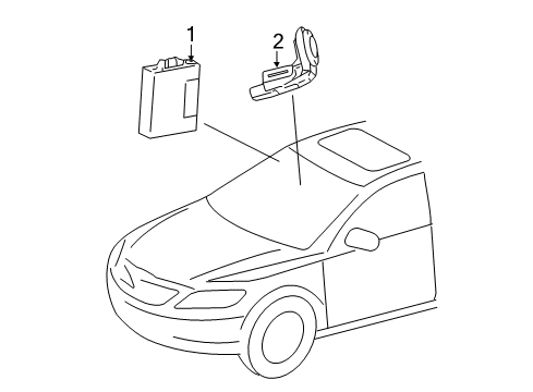 2014 Toyota Camry Alarm System Diagram