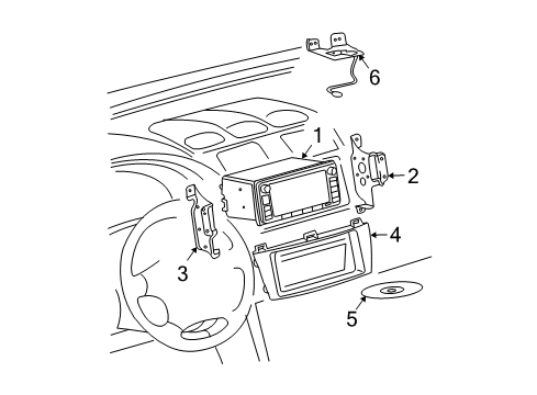 2007 Toyota Solara Navigation System Diagram