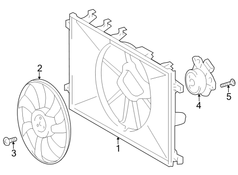 2023 Toyota GR Corolla Cooling System, Radiator, Water Pump, Cooling Fan Diagram