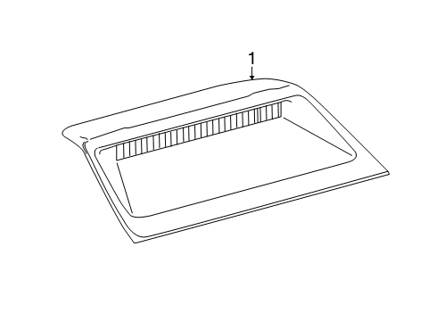 2020 Toyota Camry High Mount Lamps Diagram