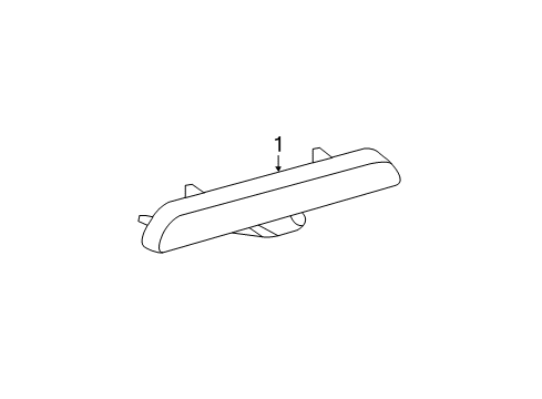 2012 Toyota Avalon High Mount Lamps Diagram