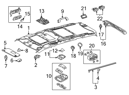 2014 Toyota Sienna Auxiliary Heater & A/C Diagram 2 - Thumbnail