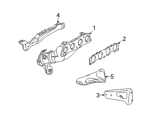 2013 Toyota Matrix Exhaust Manifold Diagram