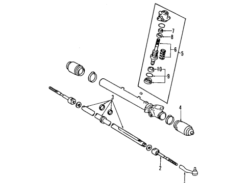 1991 Toyota Previa Seal, Oil Diagram for 90310-25004