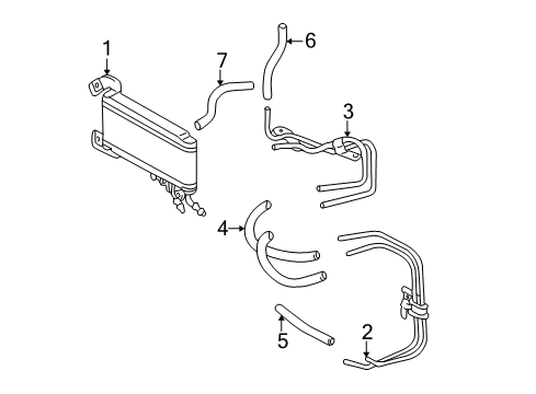 2002 Toyota Solara Trans Oil Cooler Diagram