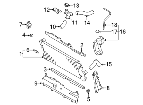 2022 Toyota GR86 AIR GUIDE Diagram for SU003-09288