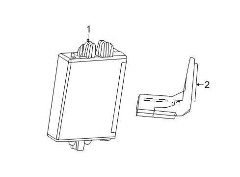 2021 Toyota C-HR Computer, IMMOBILISE Diagram for 89784-F4070