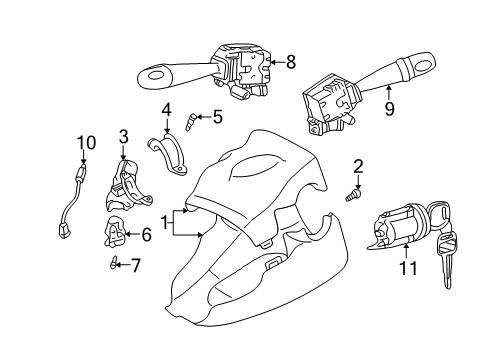 2005 Toyota Echo Ignition Lock, Electrical Diagram